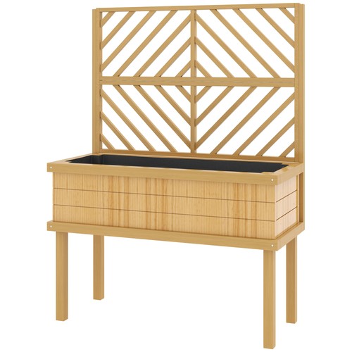 Raised garden bed with - garden,