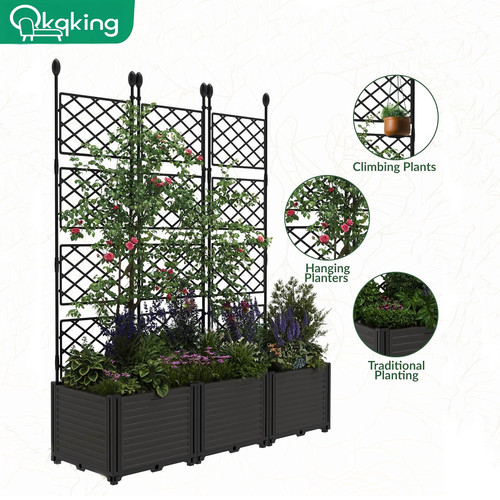 Planter box raised - h,